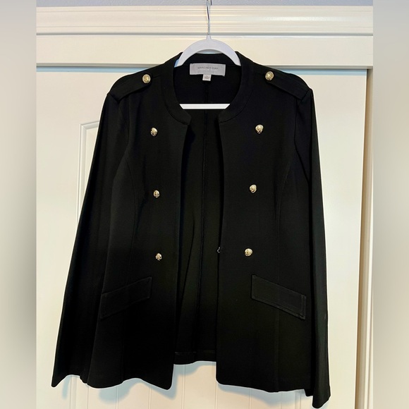 Marc New York Black Blazer with Gold Accents Size L - Picture 1 of 5